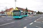VGF/ICB Mercedes Benz Citaro 2 G Wagen 432 am 08.02.19 in Frankfurt am Main Enkheim.