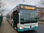 Mercedes Citaro III der Neubrandenburger Verkehrsbetriebe in Neubrandenburg am 02.12.2017