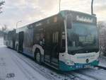 Mercedes Citaro III der Neubrandenburger Verkehrsbetriebe in Neubrandenburg am 07.02.2018
