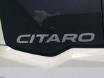 Das  neue  CITARO Logo eines neuen Mercedes Citaro III der Neubrandenburger Verkehrsbetriebe in Neubrandenburg am 17.04.2018