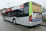 Heckansicht des MB C2 Euro 5 107 der Busland AG am 13.5.20 beim Bahnhof Affoltern-Weier.