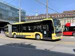 MB C2 G 165 der STI am 11.8.20 als Bahnersatz nach Fribourg beim Bahnhof Bern.