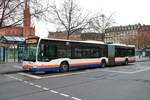 ESWE Verkehr Mercedes Benz Citaro 2 G Wagen 395 am 28.12.20 in Wiesbaden Marktplatz