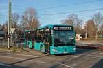 Transdev Rhein Main Mercedes Benz Citaro 2 Wagen 4528 am 20.02.21 in Frankfurt am Main