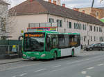 Graz. Wagen 81 der Graz Linien konnte ich am 17. März 2021 beim Aufenthalt bei der Haltestelle Fliedergasse als Linie 34 ablichten.