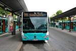 Stadtverkehr Maintal Mercedes Benz Citaro 2 Hybrid am 22.05.21 in Frankfurt Enkheim