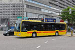 Mercedes Citaro 66 der BLT, auf der Linie 47, fährt zur Haltestelle St. Jakob. Die Aufnahme stammt vom 30.06.2021.