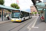 Mainzer Mobilität Mercedes Benz Citaro 2 G Wagen 961 am 10.08.21 am Hauptbahnhof