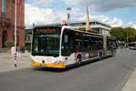 Mainzer Mobilität Mercedes Benz Citaro 2 G Wagen 917 am 10.08.21 am Höfchen