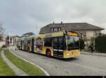 VB Biel - Mercedes Citaro  Nr.161  BE  821161 unterwegs in Brügg am 03.12.2022