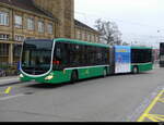 BVB - Mercedes Citaro  Nt.7015  BS  99315 vor dem Badischen Bahnhof in Basel am 04.12.2022