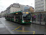 BVB - Mercedes Citaro Nr.7022  BS 99322 unterwegs in der Stadt Basel am 04.12.2022