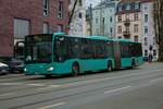 ICB Mercedes Benz Citaro 2 G Wagen 423 am 25.02.23 in Frankfurt am Main