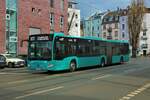 ICB Mercedes Benz Citaro 2 G Wagen 447 am 25.02.23 in Frankfurt am Main