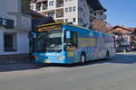 Mercedes-Benz Citaro 2. Generation der Zillertaler Verkehrsbetriebe (SZ-451KX) als Skibus Mayrhofen Linie A an der Skibushaltestelle Penkenbahn Hotel Strass in Mayrhofen. Aufgenommen 21.2.2023.