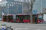 Mercedes-Benz Citaro 2. Generation der Innsbrucker Verkehrsbetriebe (Bus Nr. 452) als Messeshuttle an der Haltestelle Innsbruck Olympiaworld. Aufgenommen 16.3.2023.