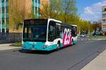 Stadtverkehr Maintal Mercedes Benz Citaro 2 am 14.04.23 in Hanau Freiheitsplatz