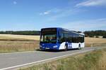 Bus Rheinland-Pfalz / Rhein-Nahe Nahverkehrsverbund (RNN): Mercedes-Benz Citaro C2 (SIM-SR 142) von Scherer Reisen, aufgenommen im September 2022 in der Nähe von Rhaunen, einer Ortsgemeinde im