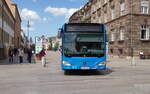 DB Regio Bus Mercedes Benz Citaro C2 - MZ-DB 2347 -, in Speyer  am 19. Mai 2023 in der Maximillianstrasse.