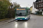 Mercedes-Benz Citaro 2. Generation (FFB-E 1587) als Linie X800 in Olching-Esting, Schloßstraße. Aufgenommen 24.10.2023.