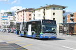 tpl Nr. 314 (Mercedes Citaro C2 O530) am 6.8.2023 beim Bhf. Lugano