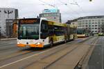 Mainzer Mobilität Mercedes Benz Citaro 2 G Wagen 901 am 12.02.24 in Mainz Hauptbahnhof