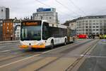 Mainzer Mobilität Mercedes Benz Citaro 2 G Wagen 915 am 12.02.24 in Mainz Hauptbahnhof