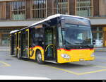 Postauto - Mercedes Citaro GR 102394 vor dem Bhf. Ilanz am 29.03.2024