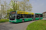 Mercedes Citaro 7040 fährt am 08.04.2024 als Tramersatz auf der Linie 3, die wegen einer Grossbaustelle am Steinenberg nicht Richtung Barfüsserplatz fahren kann. Hier wendet der Bus am Kannenfeldplatz.
