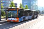 RNV Mercedes Benz Citaro C2 G Wagen 8190 am 23.06.24 in Heidelberg Hbf
