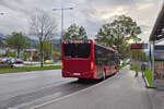 Mercedes-Benz Citaro 2. Generation der Innsbrucker Verkehrsbetriebe (Bus Nr. 637) als Fahrschule an der Hst. Innsbruck Olympiaworld. Aufgenommen 10.20.2024.