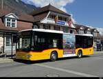 Postauto - Mercedes Citaro BE 6100531 vor dem Bahnhof Interlaken Ost am 05.04.2025