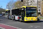 BVG Berlin, Mercedes MB Citaro C2 GN20 /B-V 5144, unterwegs als X10. Berlin-Halensee im April 2025.