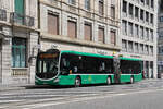 Mercedes Citaro 7049, auf der Linie 50, fährt am 03.05.2025 durch die Centralbahnstrasse Richtung Haltestelle Brausebad. Aufnahme Basel.