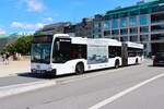 Hamburger Hochbahn Mercedes Benz Citaro C2 G Wagen 7283 am 14.07.25 am Jungfernstieg Hamburg
