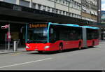 VB Biel - Mercedes Citaro  Nr.160  BE 821160 unterwegs in der Stadt Biel am 05.09.2025