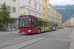 Mercedes-Benz Citaro 2. Generation der Innsbrucker Verkehrsbetriebe (Bus Nr. 433) als Schienenersatzverkehr für die Straßenbahnlinie 1 in Innsbruck, Andreas-Hofer-Straße. Aufgenommen 9.7.2025.