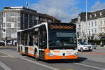 Mercedes Citaro 1287, auf der Linie 9, fährt am 15.09.2025 zur Haltestelle beim Bahnhof Solothurn.