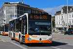 Mercedes Citaro 1296, auf der Linie 6, fährt am 15.09.2025 zur Haltestelle beim Bahnhof Solothurn.