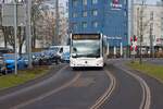 Umbrella Mobility Mercedes Benz Citaro 2 G im Auftrag der ICB auf der Linie 34 am 07.02.26 in Frankfurt am Main