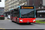 VB Biel - Mercedes Citaro Nr.199  BE 485199 unterwegs auf der Linie 5 in der Stadt Biel am 20.01.2026