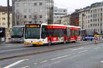 Mainzer Mobilität Mercedes Benz Citaro 2 G Wagen 967 am 16.02.26 in Mainz Hauptbahnhof
