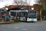 Racktours Mercedes Benz Citaro 2 G auf der RMV X-Linie X57 am 13.03.26 in Frankfurt am Main