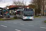 Racktours Mercedes Benz Citaro 2 G auf der RMV X-Linie X57 am 13.03.26 in Frankfurt am Main