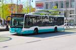 Stadtverkehr Maintal Mercedes Benz Citaro 2 am 14.04.26 in Hanau Freiheitsplatz 