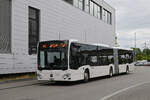 Mercedes Citaro 712 von Intertours, auf der Tramersatzlinie 11, f�hrt am 20.05.2026 durch die Florenzstrasse.