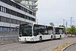 Mercedes Citaro 712 von Intertours, auf der Tramersatzlinie 11, f�hrt am 13.07.2026 durch die Neapelstrasse. Aufnahme Basel.
