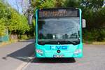 Heuser Bus Mercedes Benz Citaro im neuen KVG Design am 23.08.26 in Ronneburg