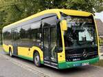 Mercedes eCitaro der Verkehrsgesellschaft Ludwigslust-Parchim mbH in Plau am See am 03.10.2024