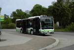 PM E 231, MB Citaro C2 K der VGB am Bad Belziger Busbahnhof, 12.5.15